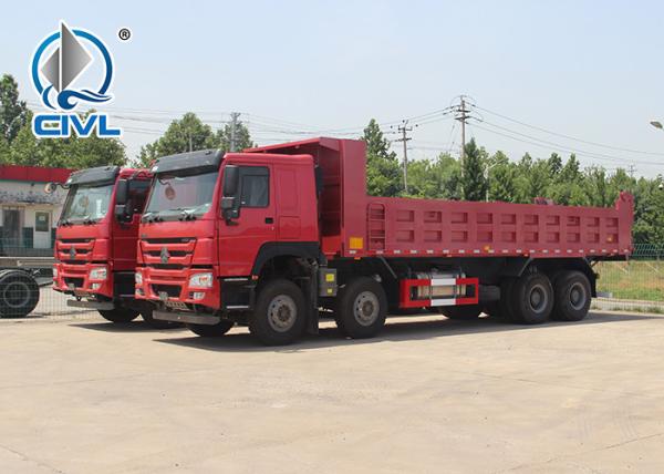 Big Loading 50T SINOTRUK Heavy Duty Dump Truck Driver 8X4 And Chassis