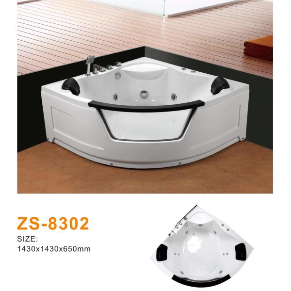 Baignoire Jacuzzi Autoportante Contemporaine en Acrylique avec Base Antidérapante et Panneaux d'Accès Facile pour Projets d'Appartements Modernes