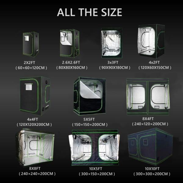 80x80x160cm Completo Indoor Grow Tent Kit 150W Completo Grow Box System