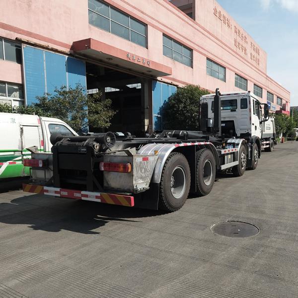 Rear Loader Detachable Garbage Truck Refuse Collection Hook Lift Bin Truck