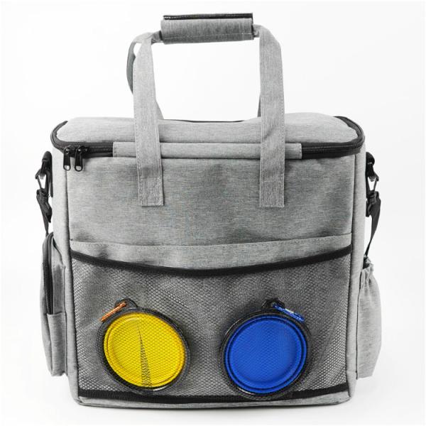 36.5cm 17L Dog Food Carrier Bag Backpack Cationic Polyester