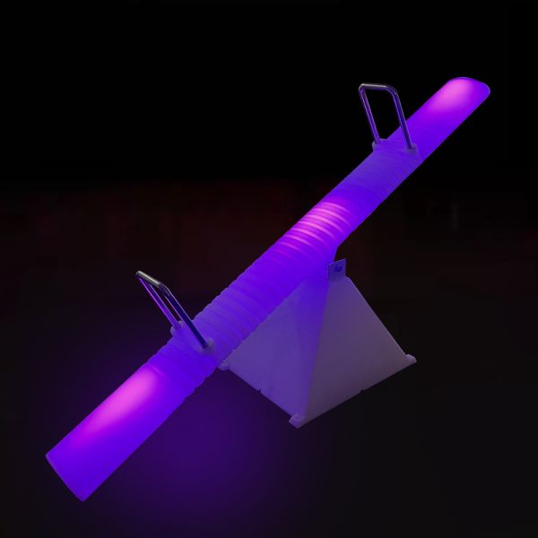 Eco-Friendly Double Hanging Sensory Swing Chair with 16 RGB LED for Indoor and Outdoor Use