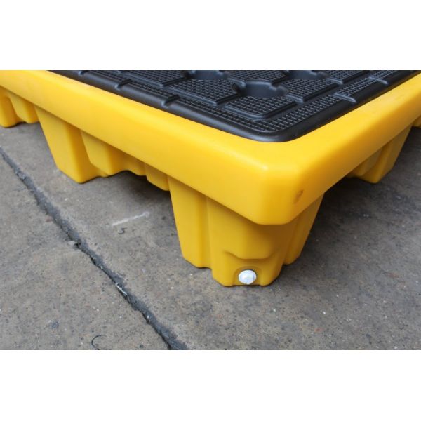 Poly Spill Pallets Drum Containment Pallets For Chemicals Acids Corrosives