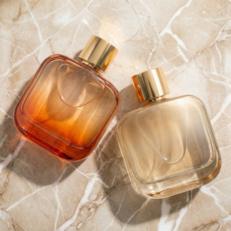 Anding Wholesale Empty Luxury Minimalist Modern Unique Rectangle Clear pink 90ml Custom Glass Perfume Bottle
