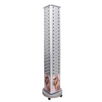4 Sided Custom Display Stands 1740mm 84 Pairs Floor Standing Sunglasses Display