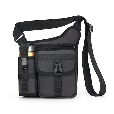 Custom Crossbody Chest Bag With Bottle Holder For Camping Biking Travel Cycling