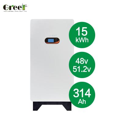 15kWh Solar Energy Storage 314Ah Lithium Battery 150A Maximum Continuous Charging Current