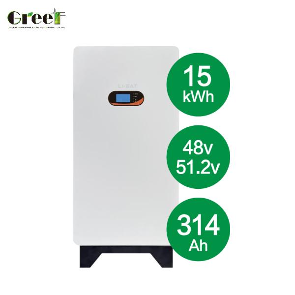 15kWh Solar Energy Storage 314Ah Lithium Battery 150A Maximum Continuous Charging Current