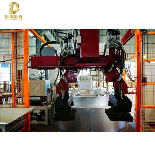 Multiple Cavity Dies Automatic Low Pressure Metal Die Casting Machine For Water Meter