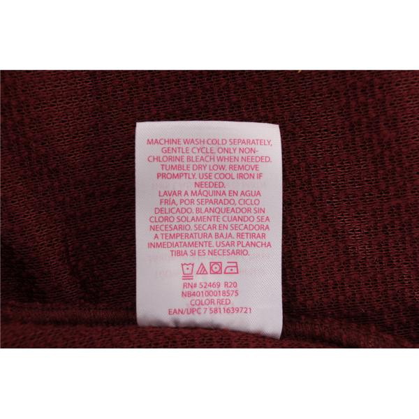 Ladies 100% Polyester 1/4 Zipper Casual Pullover Apparel