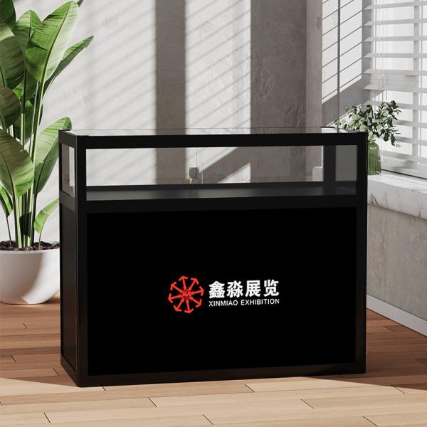 Aluminum Frame Tall Foldable Showcase,High 3 Layer Cabinet for Exhibition and Event Tradeshow Fair