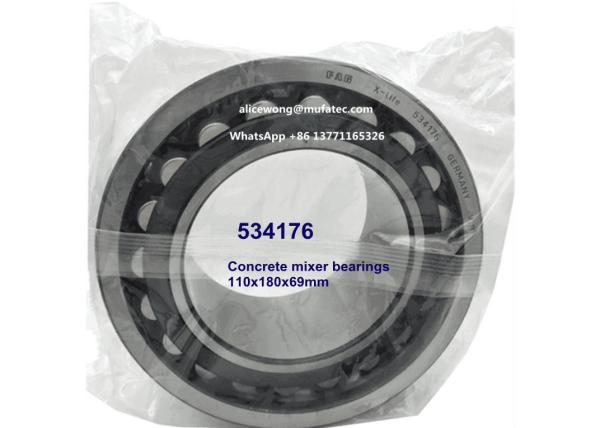 534176 Concrete mixer bearings taper roller bearings 110x180x69mm