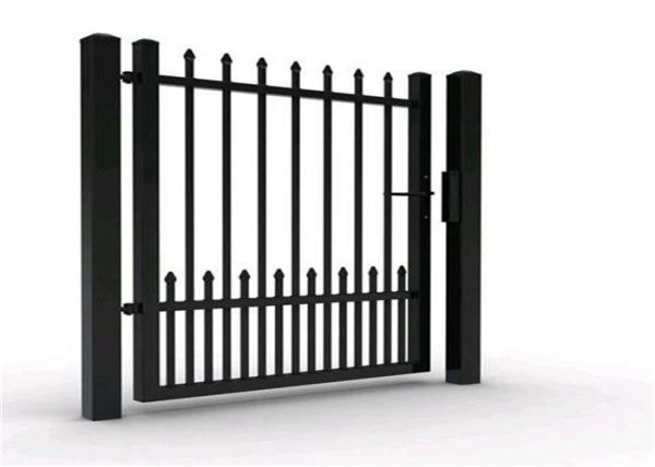 1.8 M Height Powder Coated Tubular Fencing Metal Picket Ornamental
