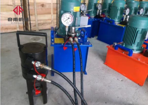 Steel Bar Cold Pressing Machine 380V , Flexible Rebar Forging Machine