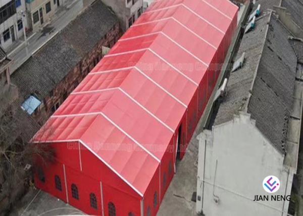 20x30m Red Color Wedding Party Tent For 500 People With Curtain And Linings