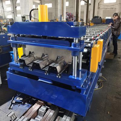 Soffit Panel Metal Deck Forming Machine Deck Roll Former Yt-R7 Drip Edge