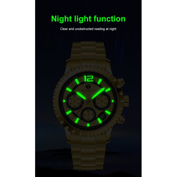 Business Gold/silver Quartz Watch · OEM/ODM | 5ATM Water Resistant
