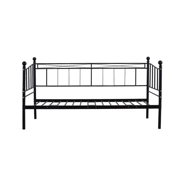 Twin Steel Metal Daybed Frame Slats Platform 0.6-1.5mm Thick Steel Pipe