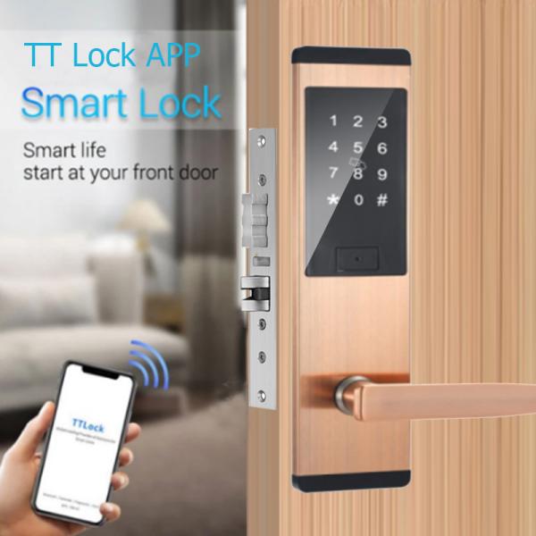 Замки замка пароля приложения Wifi Tuya TTlock электронные умные для двери 38-48mm