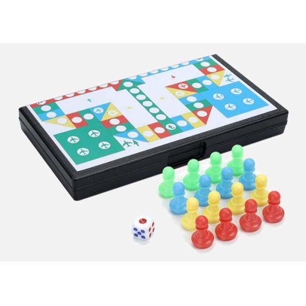 Educational Magnetic Activity Set Folding Chess Board Game with Magnetic Pieces and Portable Design for Kids and Adults