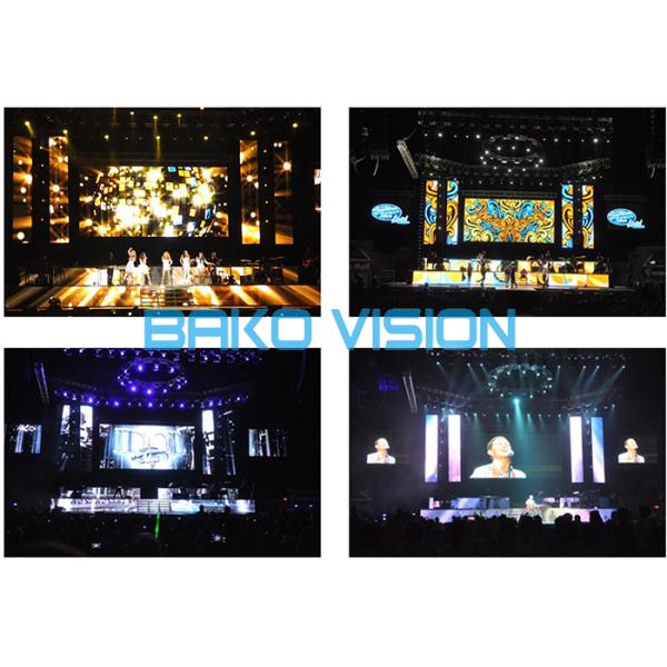 HD Rgb Digital Electronic Rental Led Display, Aluminium Panel Stage 500*500mm