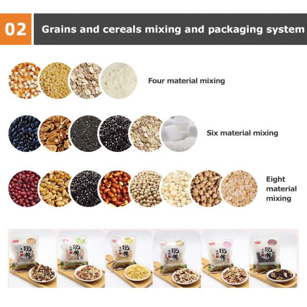 2.5kg Parrot Food Packaging Machine with Multihead Weigher