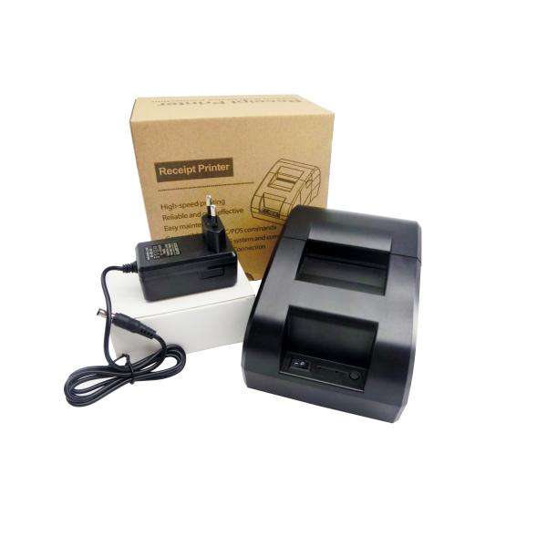 Adapter Direct Power Supply Design Black POS58B 58MM USB 2 Inch Invoice Thermal Printer