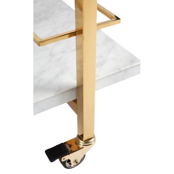 Marble Top Drinks Trolley Black Trolley Rattan Bar Cart