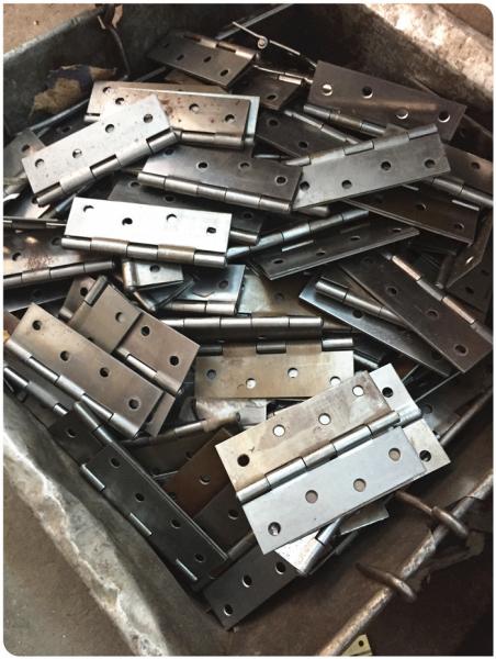Removable Lift Off Cabinet Hinges  Folding Middle East Type Two Pieces Small Nickel Plated