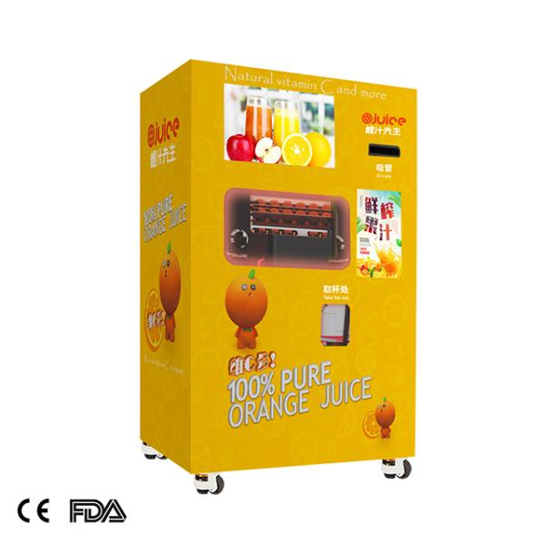 business center blue orange maker vending machine fruit vending machine