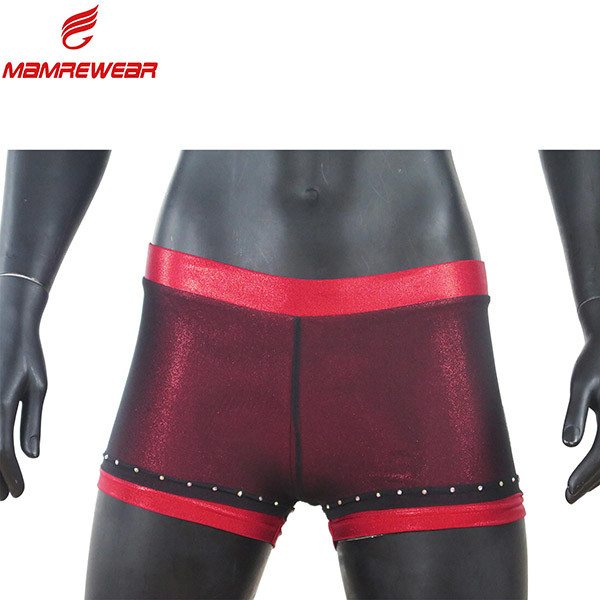 Cool Style Cheer Dance Clothes Red Color With Heart Shape OEM Service