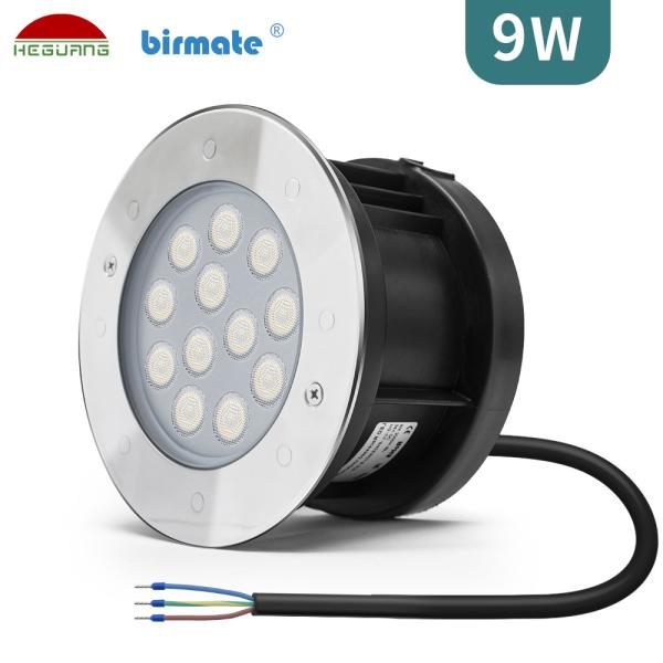 24V 850LM 9W Stainless Steel Ground Lights SMD3030 3000K