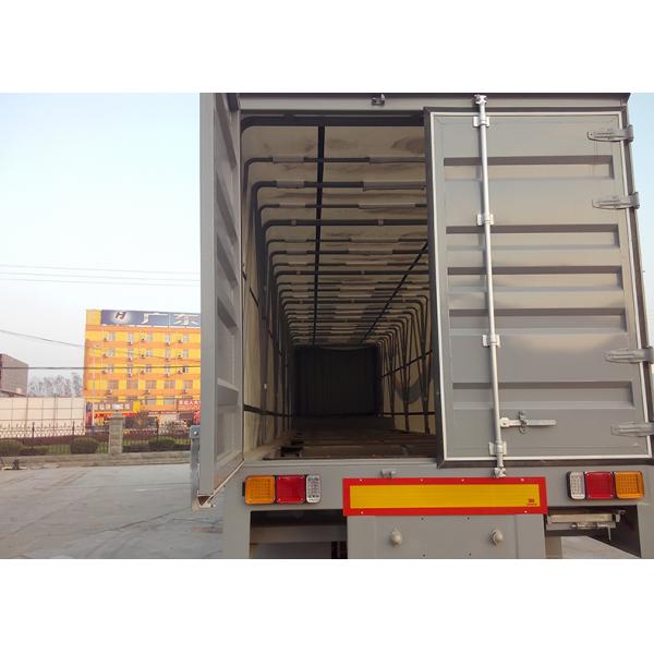 3 Axles 12 weheels container 50 tons heavy duty Van Semi Trailer