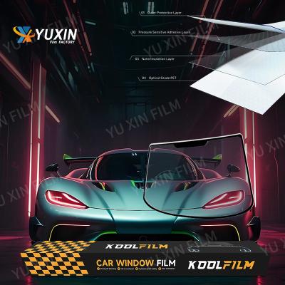 Transparent 1ply Primary Film Car Window Film Heat Rejection Anti Glare Coating