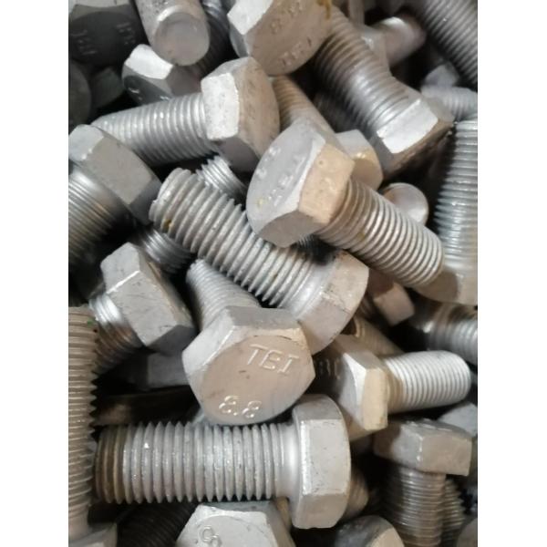 Закальцинированный болт промышленного класса DIN933 DIN934 для долговечной производительности