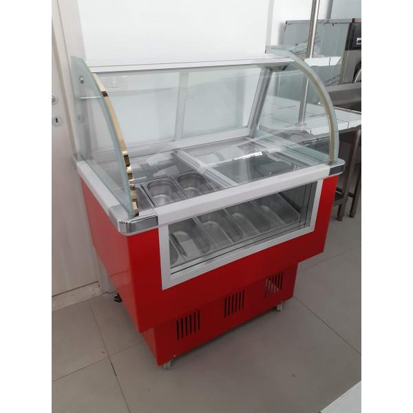 200L Commercial Ice Cream Dipping Cabinet 53 Gallon 220V 110V