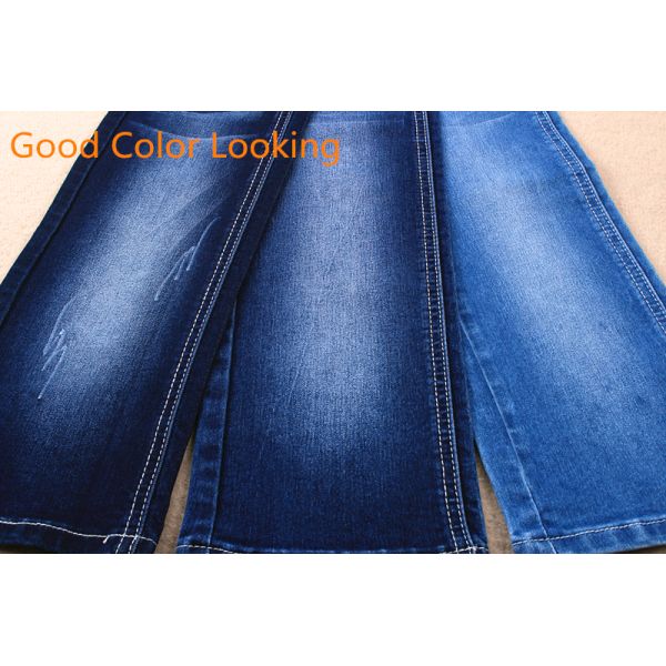 9oz Cotton Polyester Spandex Twill Weave Denim Fabric