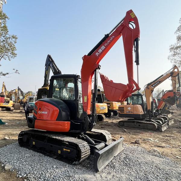 Excavadora Kubota de 6 toneladas usada Kx165-5 Excavadora hidráulica