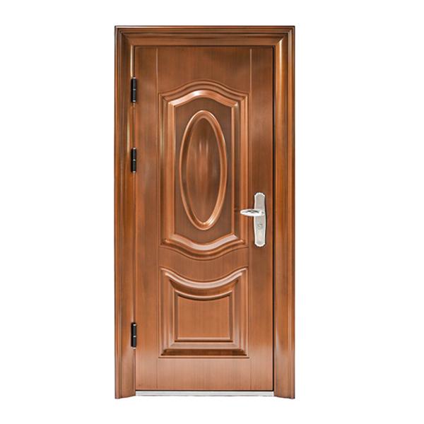 China Exterior Bullet Proof Front Door Turkish Interior Security Steel Doors for Entrance Bedroom Front Entry with Smart Lock