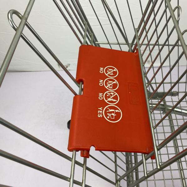 сертификат CE вагонетки покупок супермаркета 180L Q195 стальной