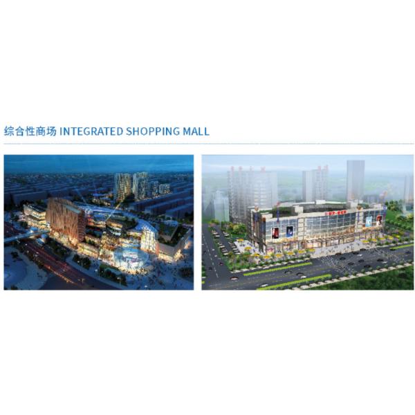 Office Galvanized Prefabricated Steel Building With Sloped Roof And Concrete Foundation