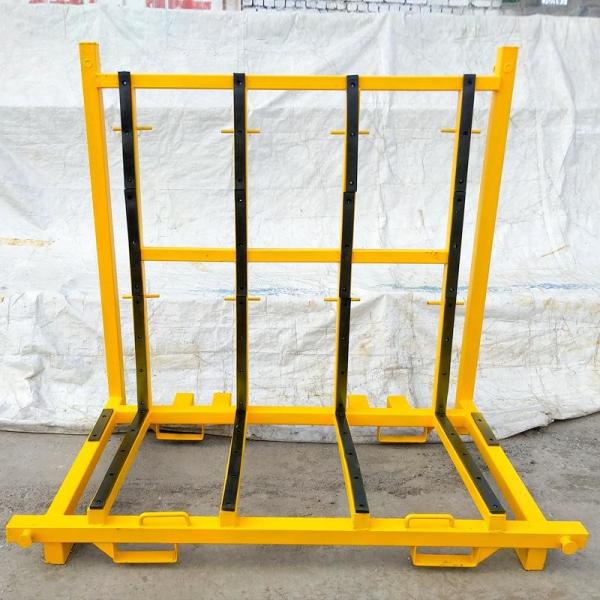 Spray Paint Finish Defensive Barrier A Frame Rack Glass Storage Racks