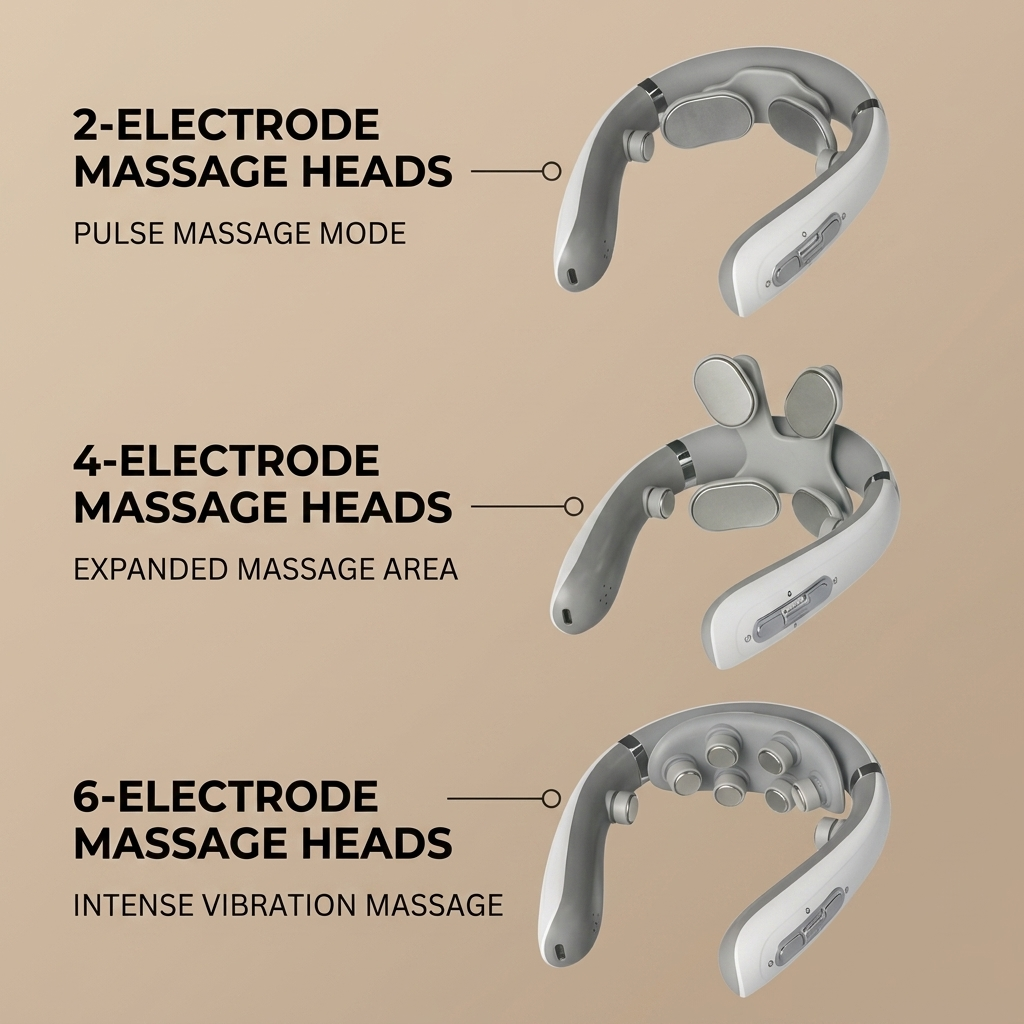Smart Neck and Shoulder Massager ZN-ML12 - TENS+EMS Pulse Electric Neck Massager
