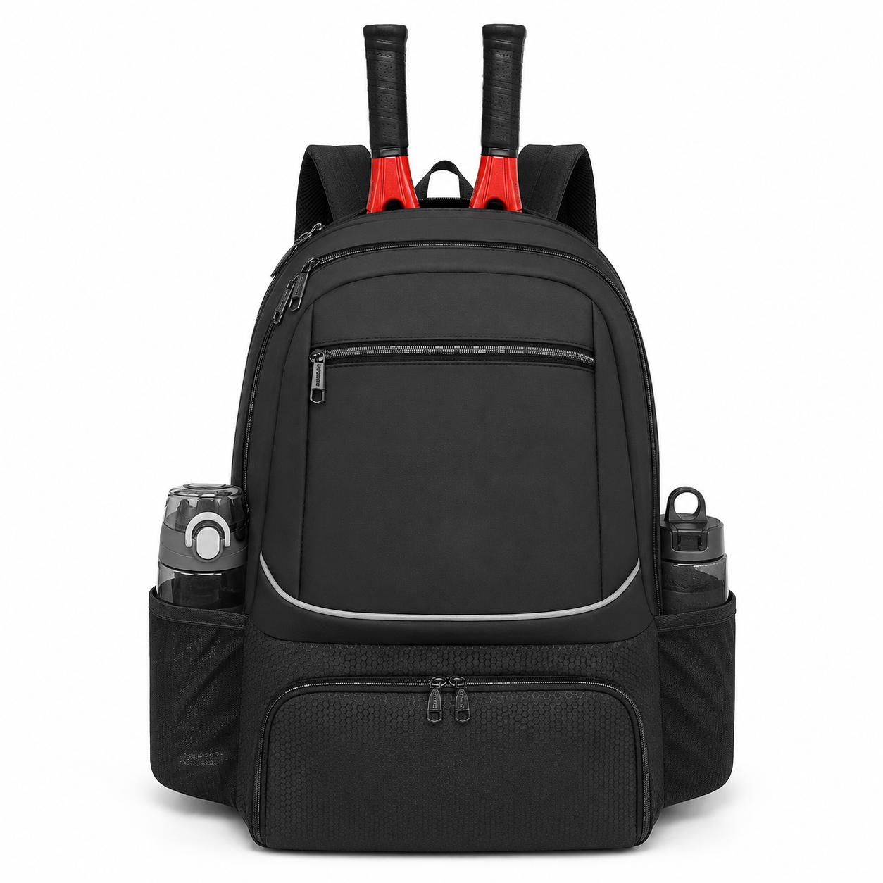 Tennis Sling Backpack for Men & Women, Crossbody Racket Bag with Adjustable Shoulder Strap for Training, Travel & Court Sports