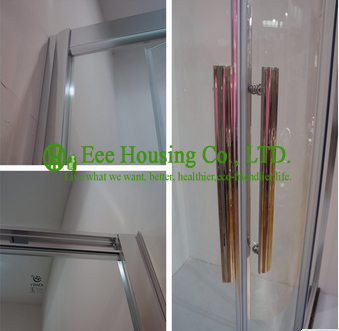 Shower room Aluminum Frame Bathroom Sliding Door Bathroom Doors,Classical design Profile sector shower door strip