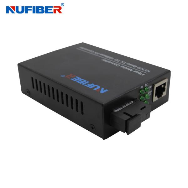 10/100M Fiber Media Converter Single Fiber Single Mode 1310/1550nm 20km Fast SM Media Converter