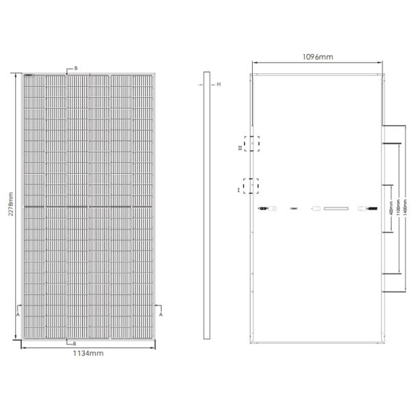 Jinko 550W-570W Solar Panel 144 Cells Jinko Tiger Pro PV Module for PV System Complete Jinko Mono Solar Panel