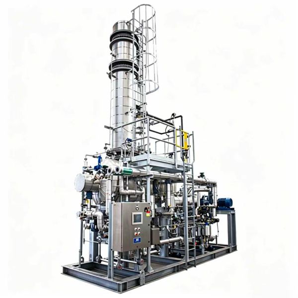 Sanitary Food Grade Solvent Recovery Systems With Low Temperature Wiped Film Evaporation