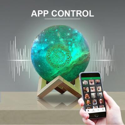 Lampe lunaire de Quran de haut-parleur du contact étoilé LED de musulmans