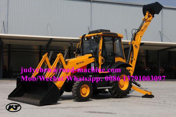 Wz30-25 Backhoe Loader , Loader Bucket 1m3 , Dig Bucket 0.3m3 , Machine Weight 9500kgs